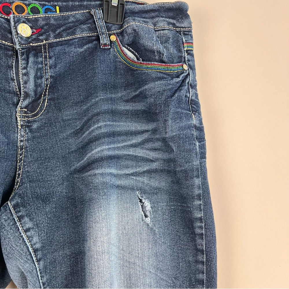 Coogi Blue Jeans with Colorful Pocket Design 16W Women’s - Picture 5 of 11
